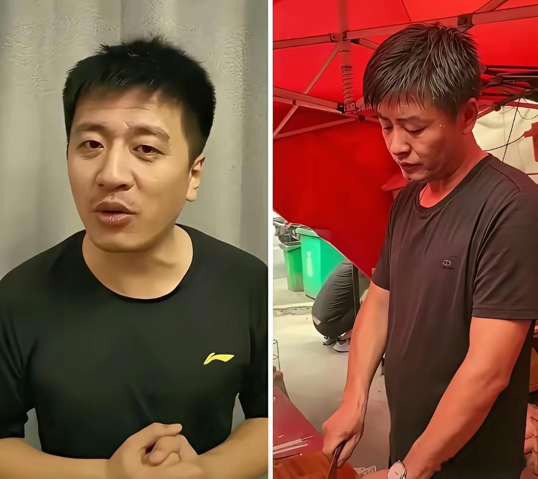 长得像张雪峰，雇的身边的帮工又像张雪峰的助理。名字还叫“江水峰”，本人在直播中说