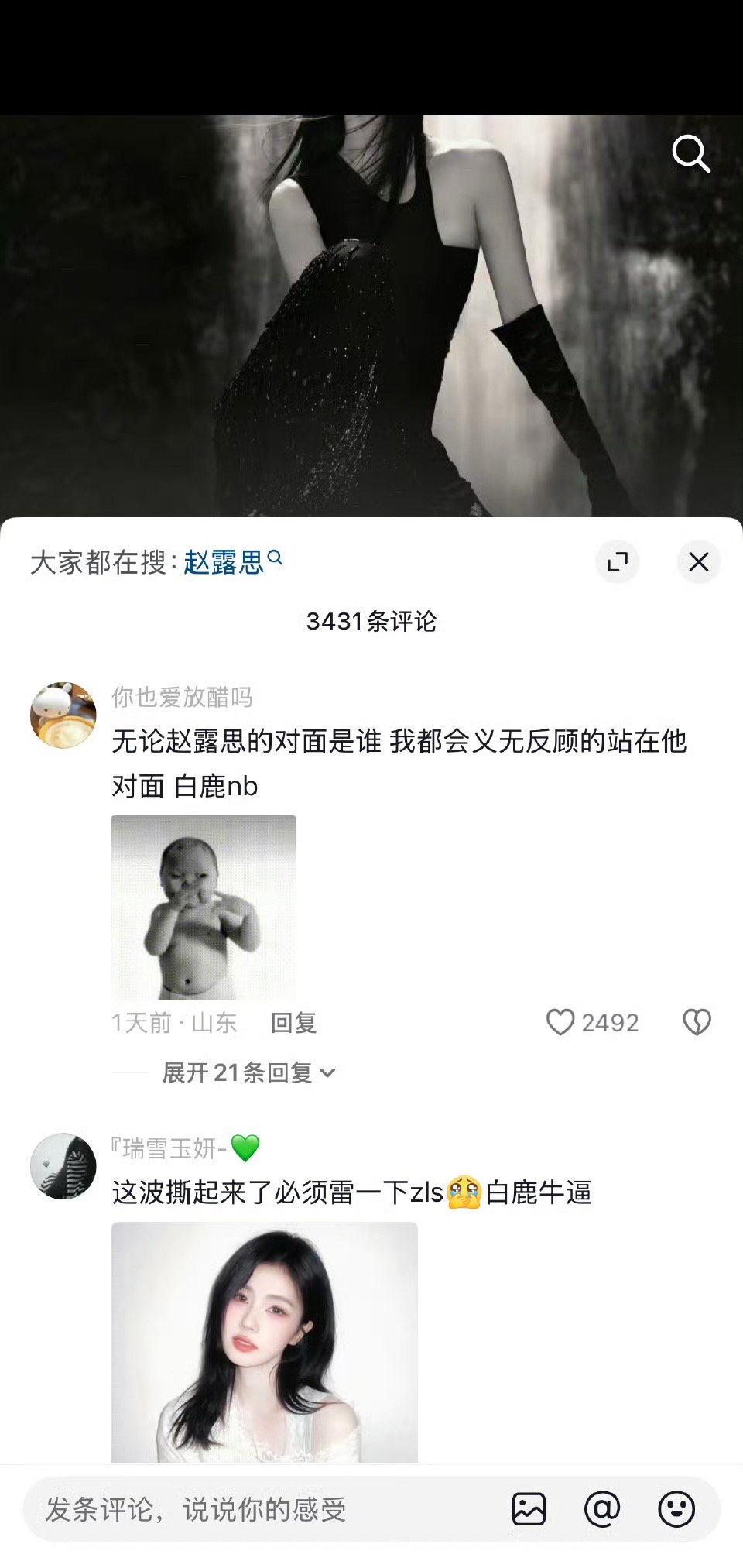 白鹿粉又和赵露思粉吵起来了，不累吗