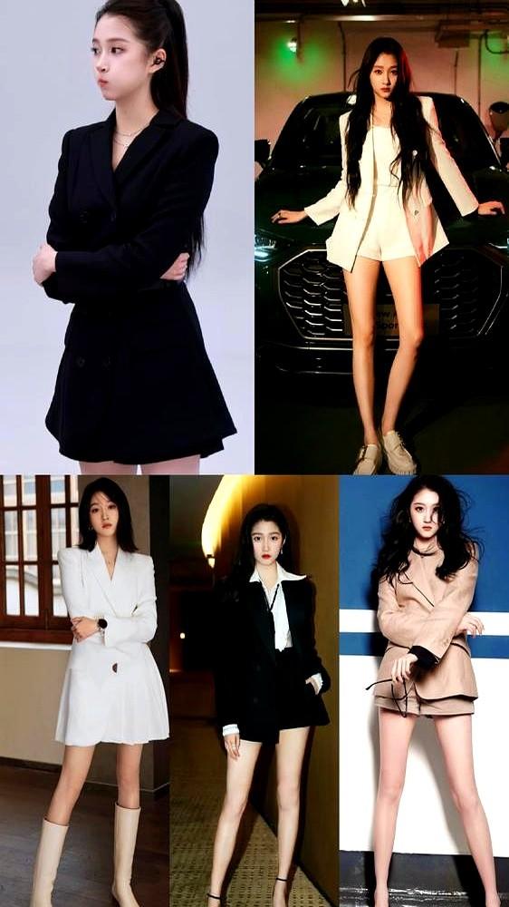 审美，原来体现的是权力。关晓彤的造型师又被粉丝冲了，短西装配蓬蓬裙，大长腿优