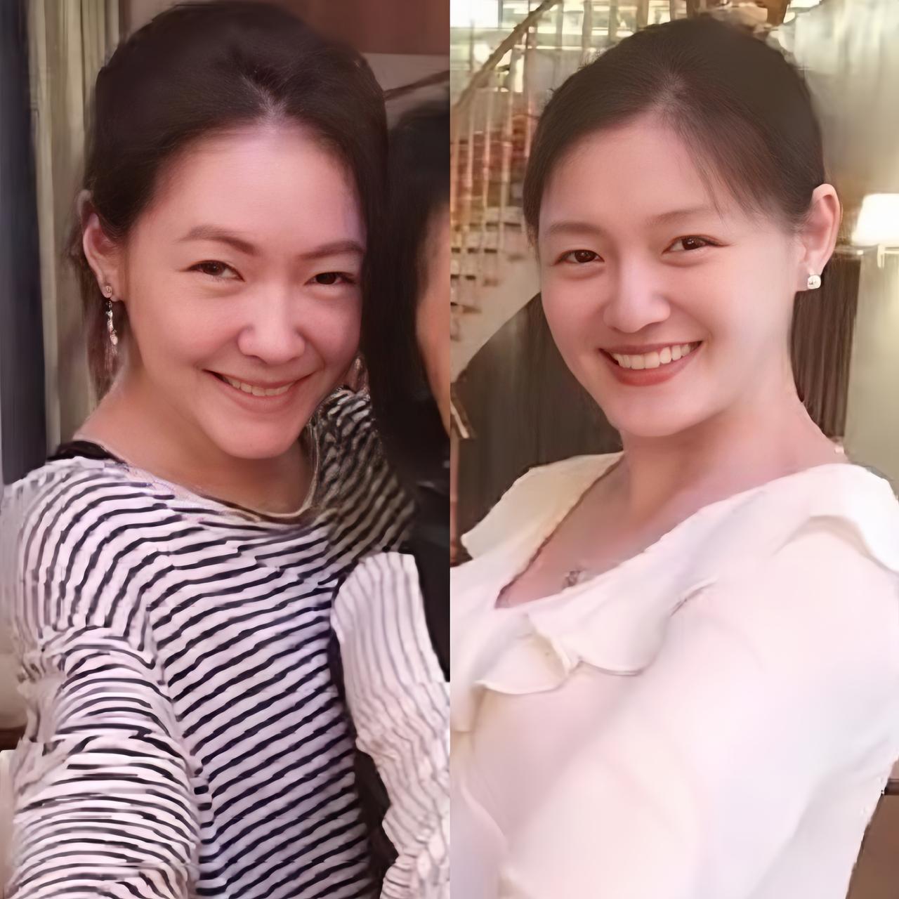 大S到了后期，脸部一直很浮肿，和小S同框时对比尤其明显，明显比以前胖了一圈，而且