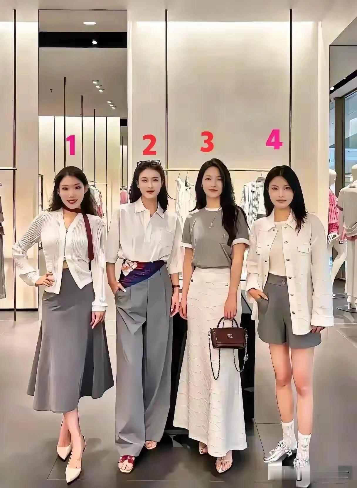 我不赞同有网友提出的80%以上的男人会选择2号美女做老婆！2号美女虽然穿衣得体