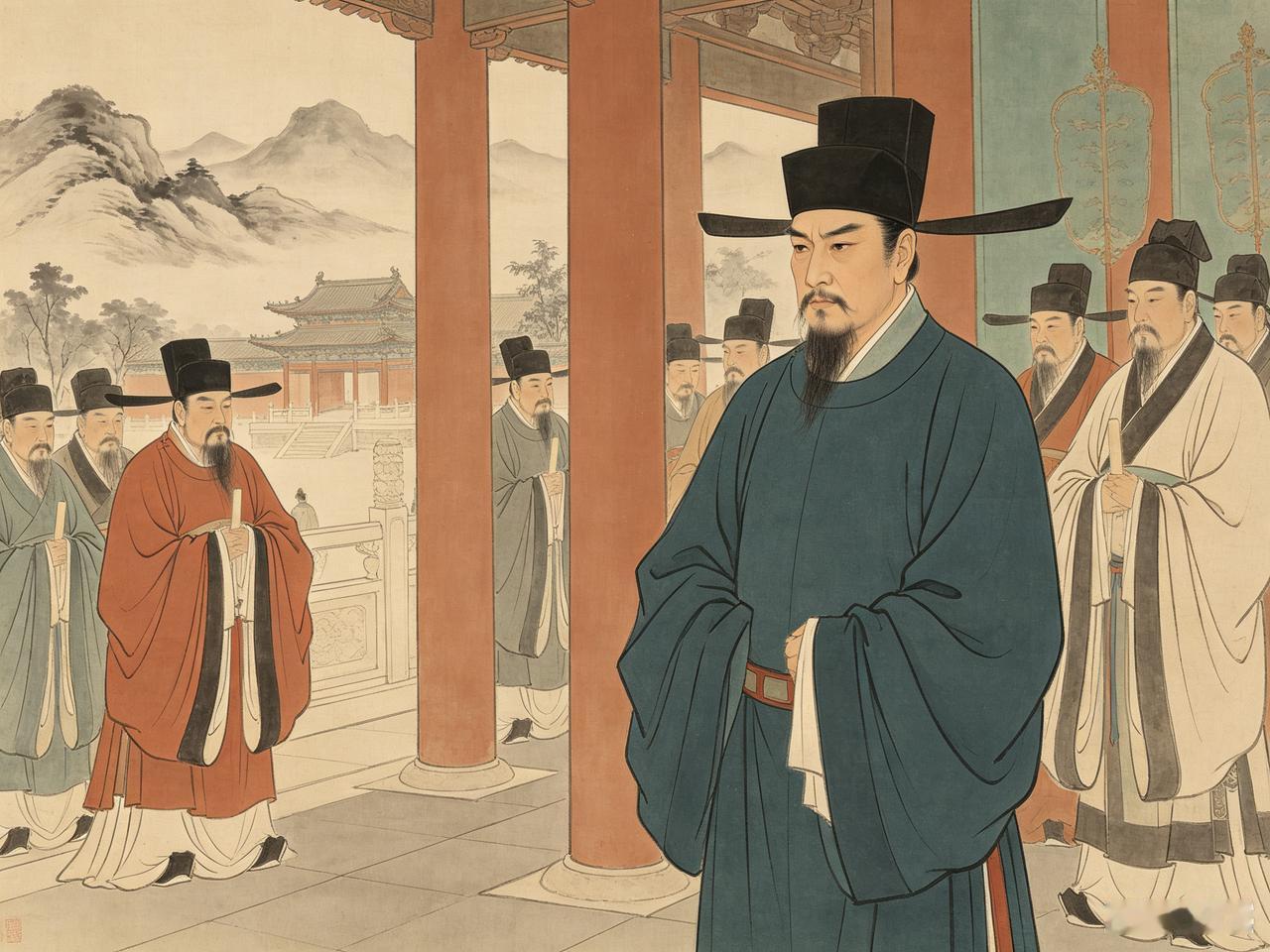 秦桧在政治舞台上出场时，其实是一腔热血的大好青年，他严辞拒绝金人废掉北宋赵氏，气