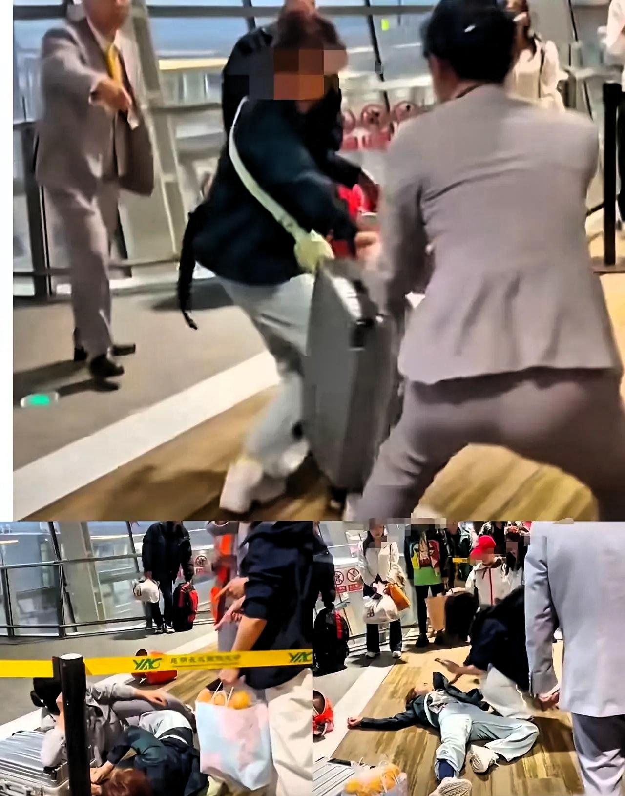 大闹昆明机场的这一家五口姥姥这一趟可把两个小家伙吓惨了昆明机场候机大厅