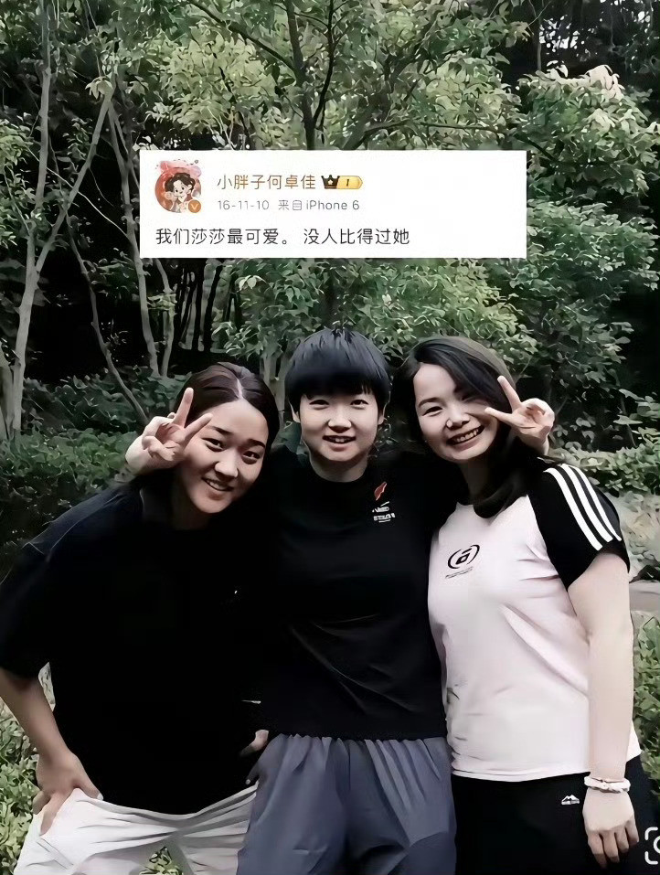 孙铭阳退出国家队孙铭阳在国家队已经12年了，和何卓佳，尤其孙颖莎的关系特别好，三