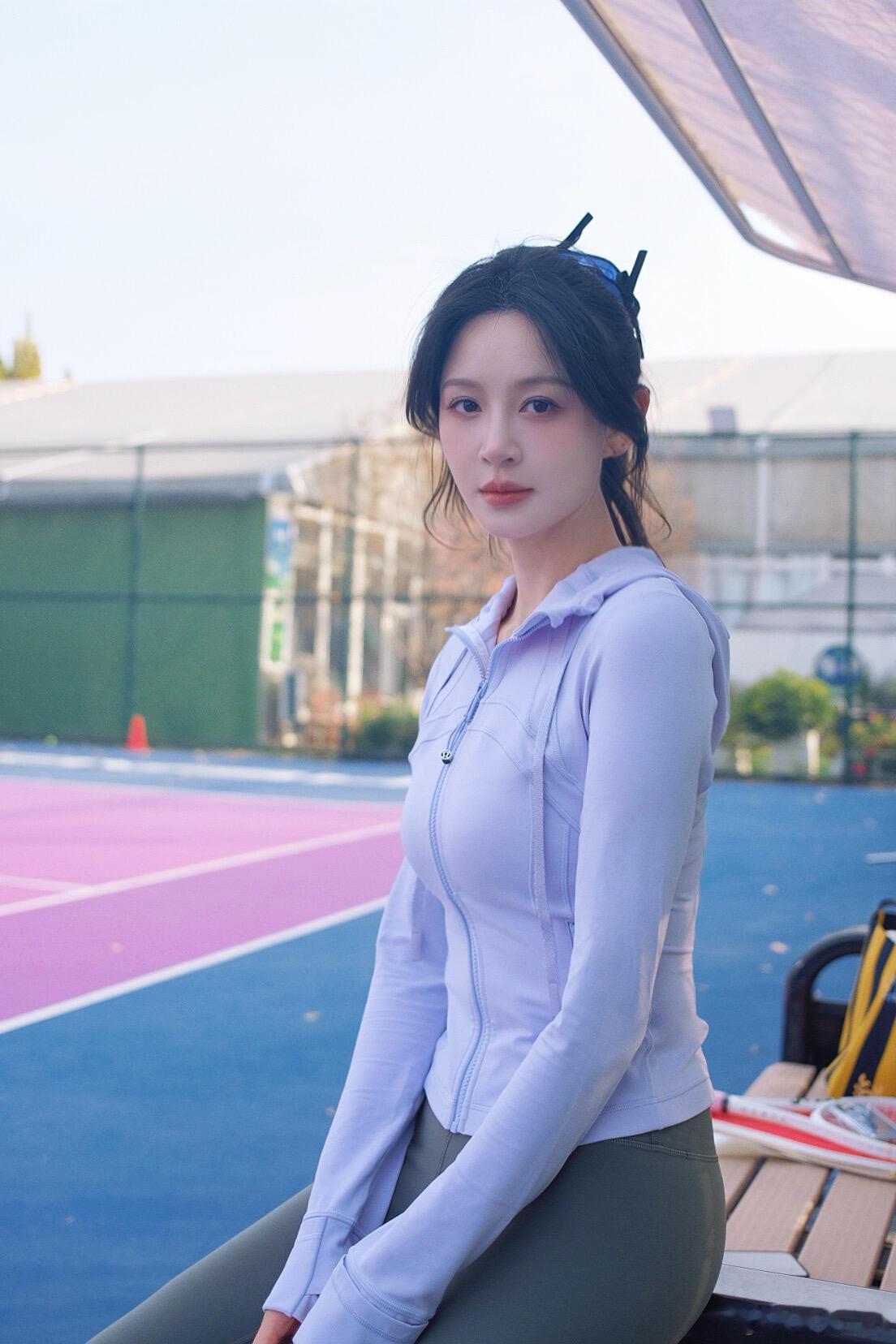 曾一萱网球穿搭🎾