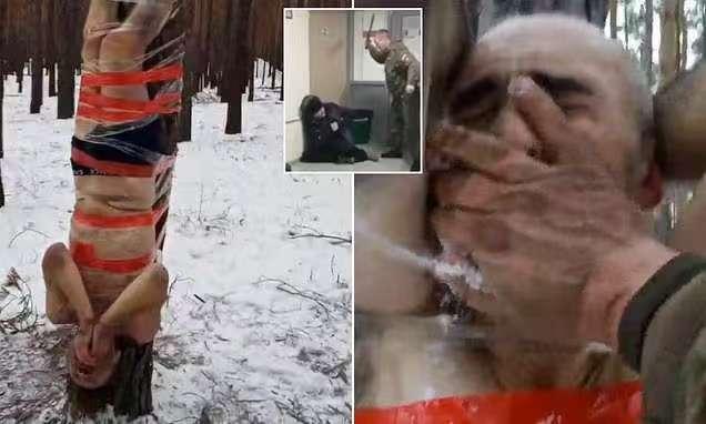 俄罗斯军队对于胆小怕死，不敢冲锋，违抗命令的士兵毫不手软。从冰冻体罚殴打，到只穿