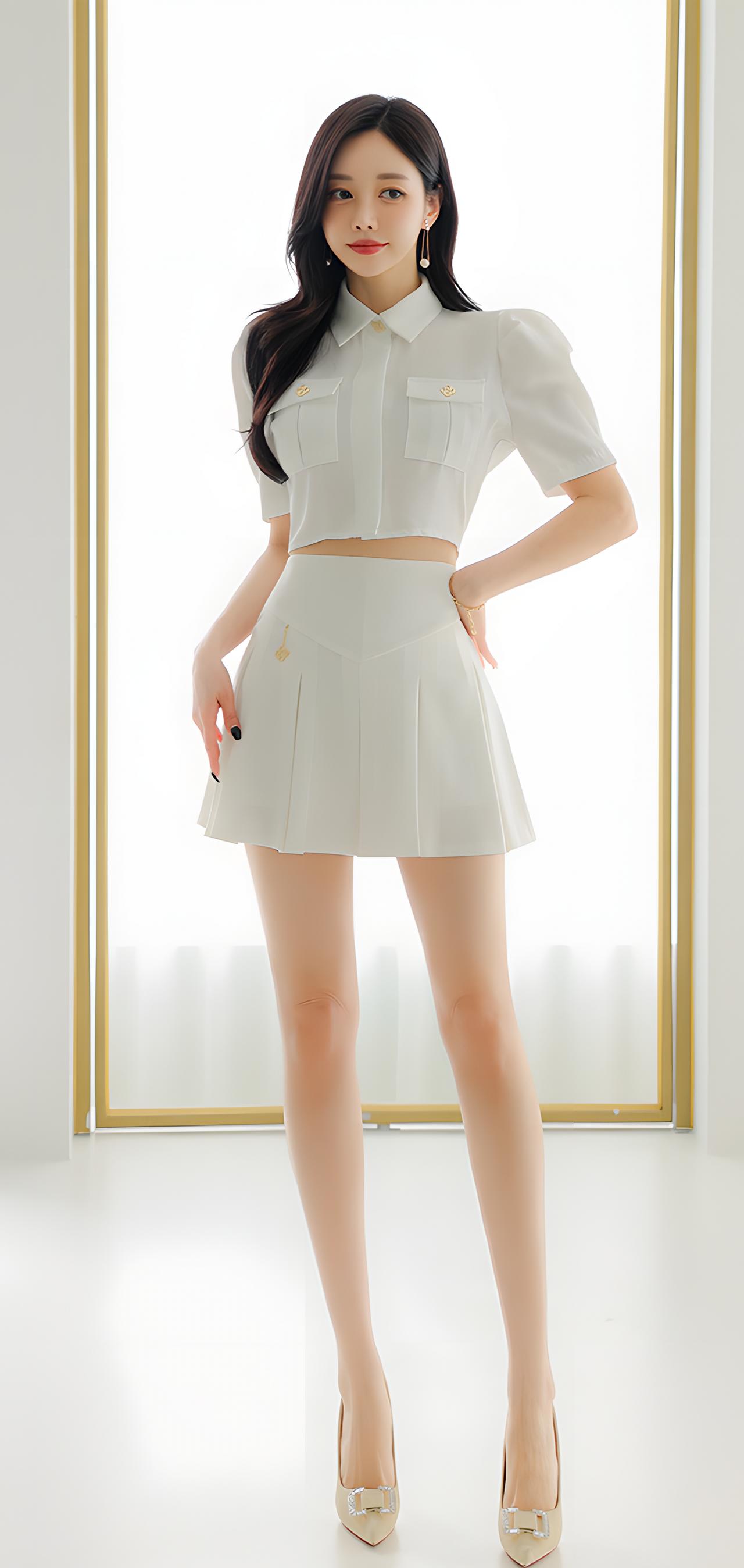 优雅白裙穿搭，清新自然，气质满满！