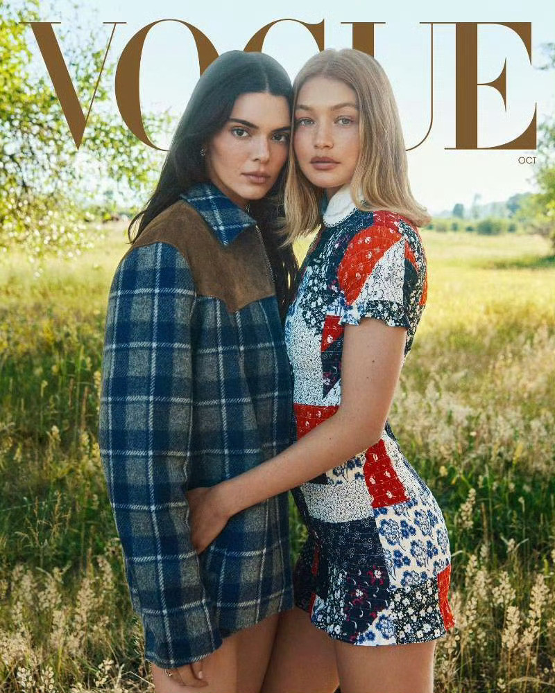 美版VOGUE十月刊封面Kendall&Gigi携手亮相​​​