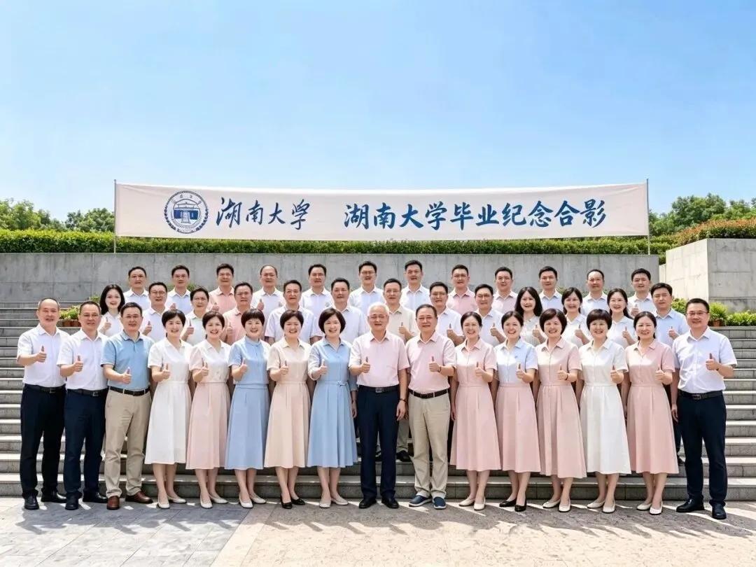 在网上看到这张合影，特别有感触。为什么有感触呢？因为人家985大学毕业的，真
