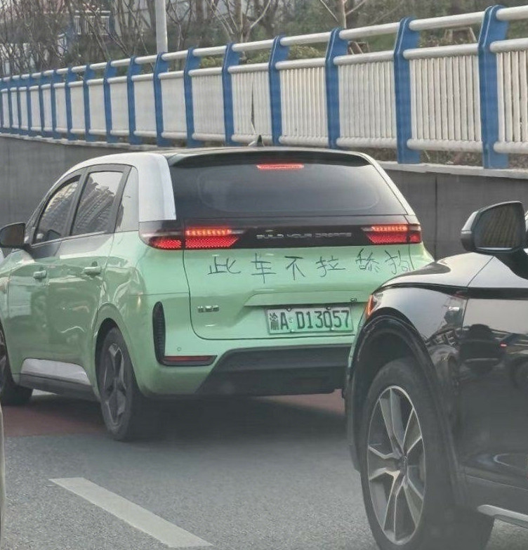 这车主一定是经历了什么，如此醒目