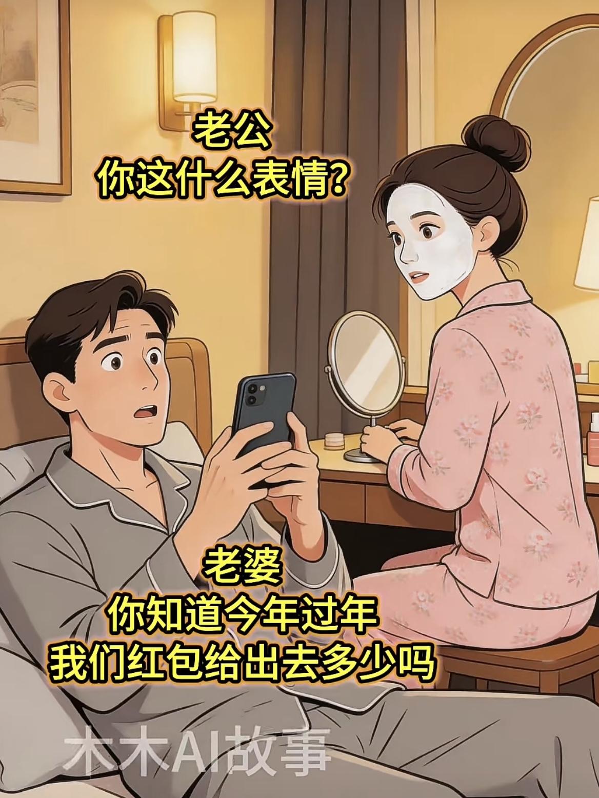 “老公，我们亲戚孩子又多，红包出去就没回来的，自己又没孩子，该咋整”[吃瓜群