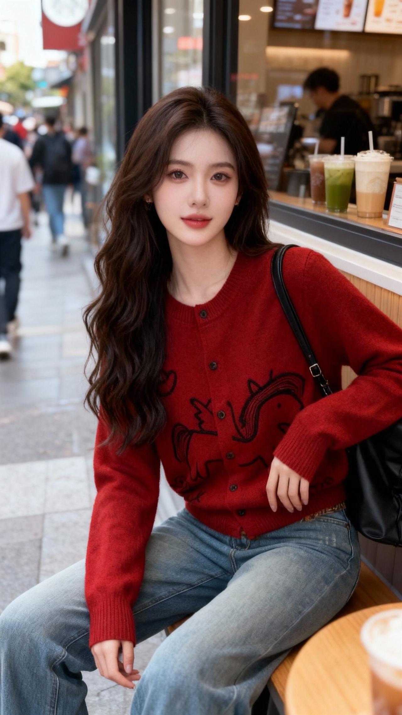 马上发财❤️街拍穿搭毛衣控通勤搭配显瘦穿搭