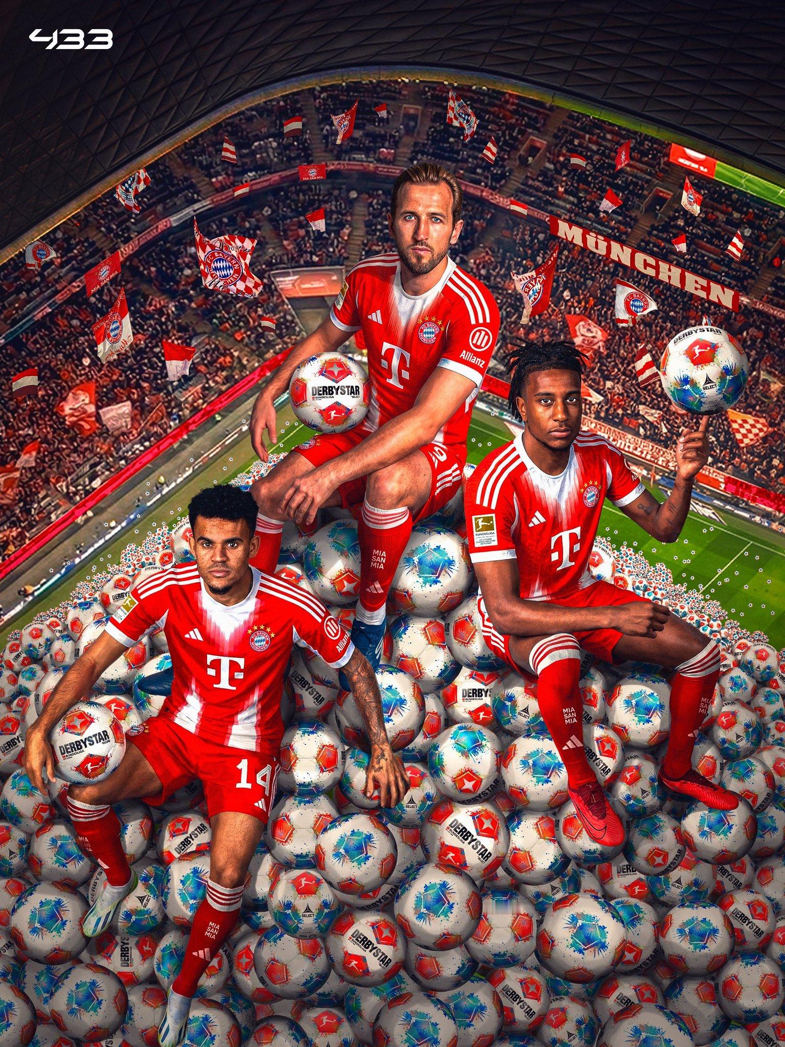 拜仁打破德甲单赛季进球纪录，105球在五大联赛历史上排名第18，历史第一是47/