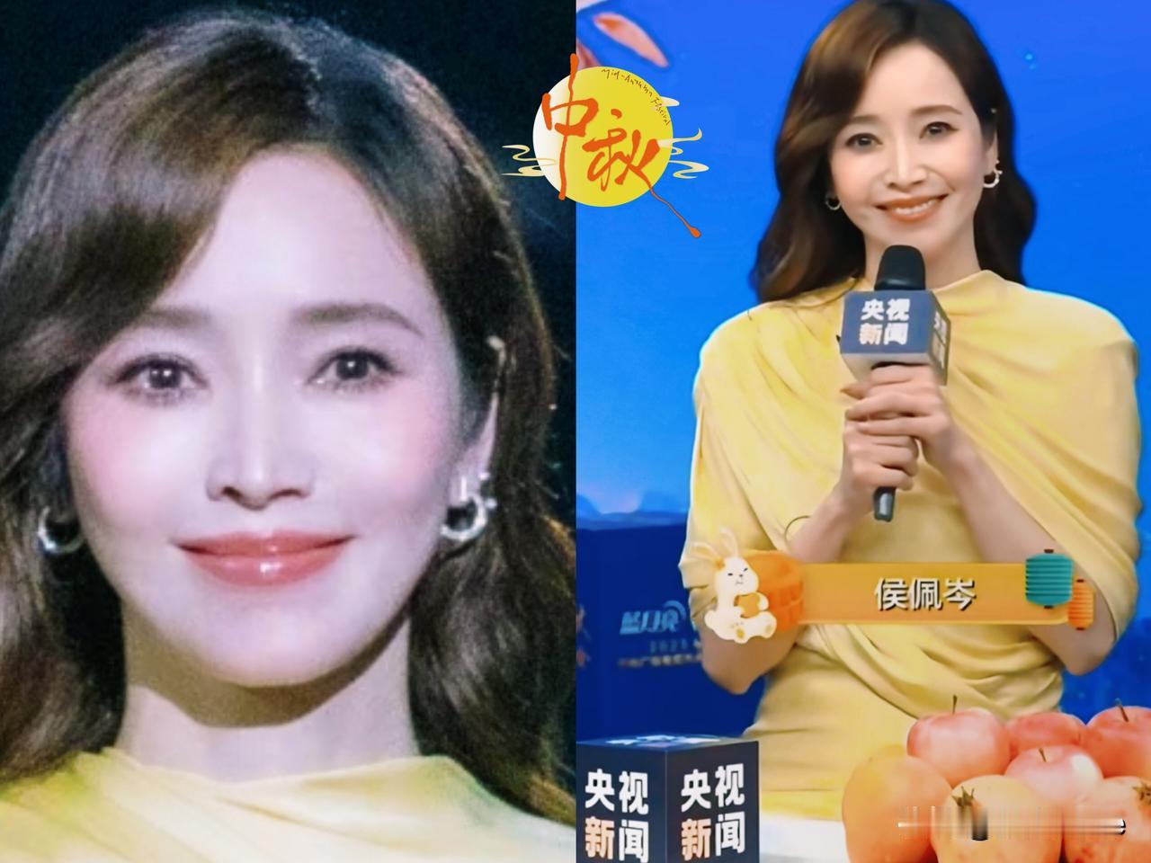 侯佩岑主持央视中秋晚会，再次证明多读书真的很重要，不信你看今晚侯佩岑在晚