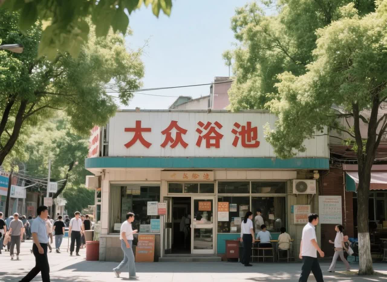 今天在浴池洗澡，就听见外边有吵架的声音。后进来的人说是一个70来岁的大爷要进