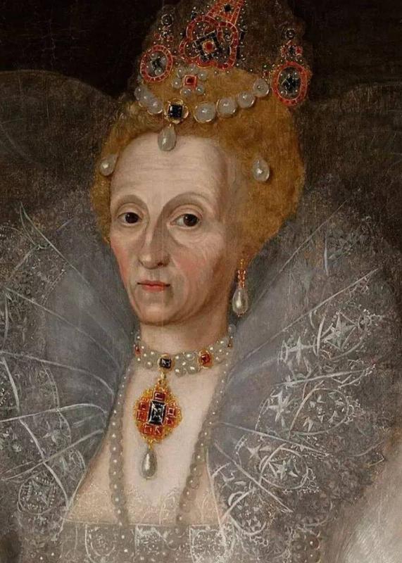 伊丽莎白一世：一辈子都戴假发抹厚厚的铅粉，深爱情人但不结婚铜镜一摆出来，伊丽