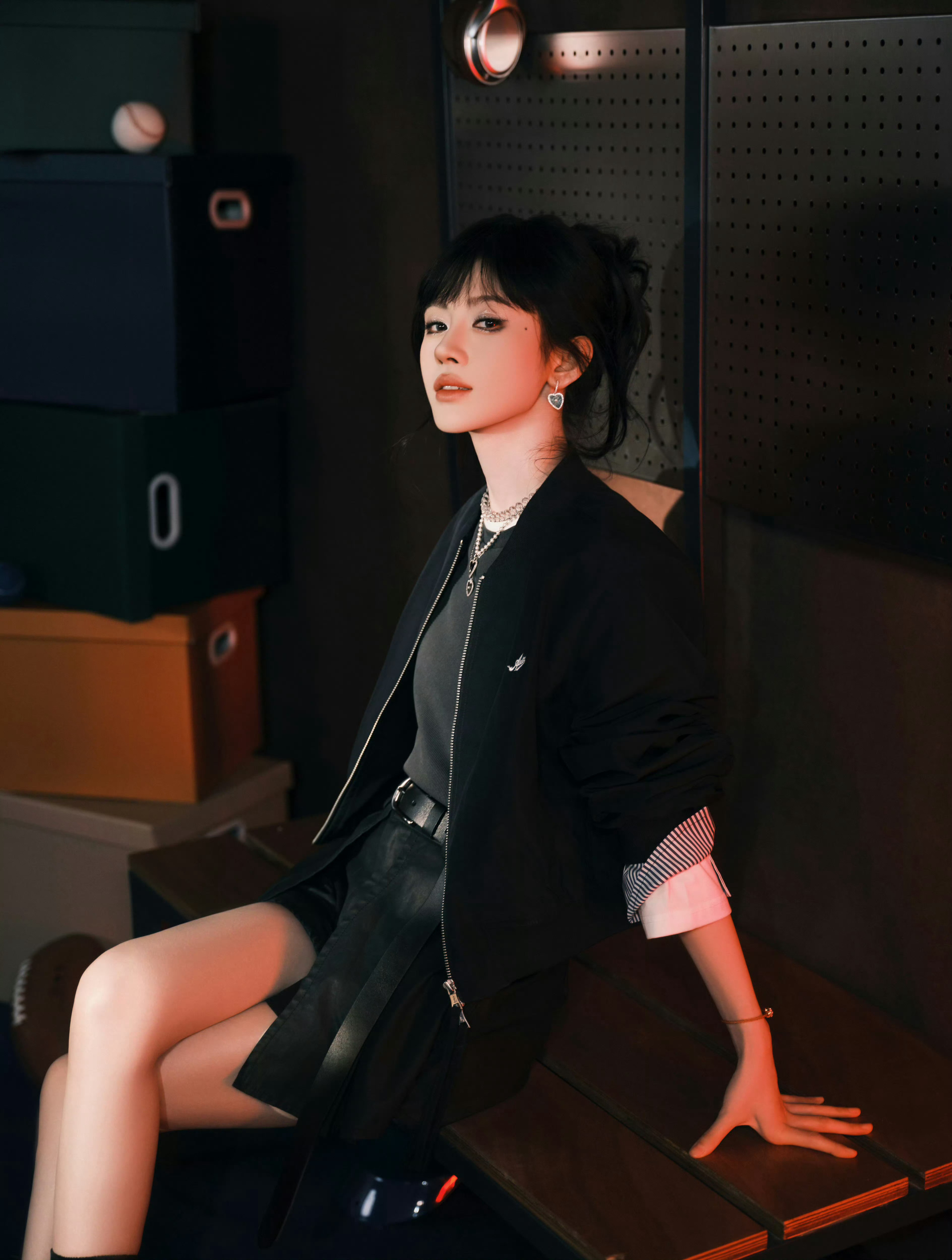 鞠婧祎x御姐风时尚穿搭​​​