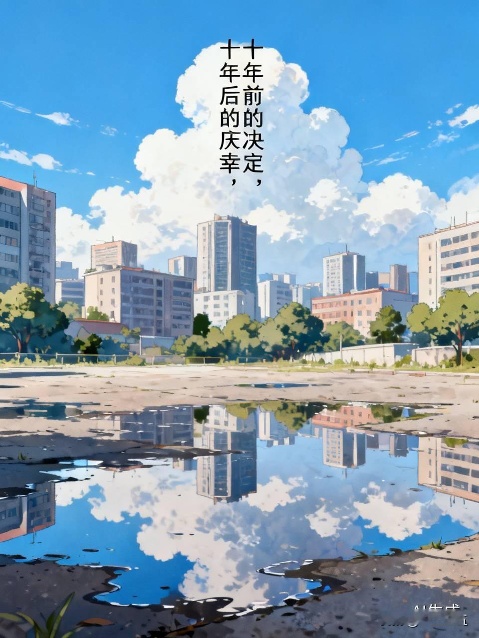 今年最近两次台风对上海的影响，又让庆幸了一次我十年前的一次决定。十年前，我在