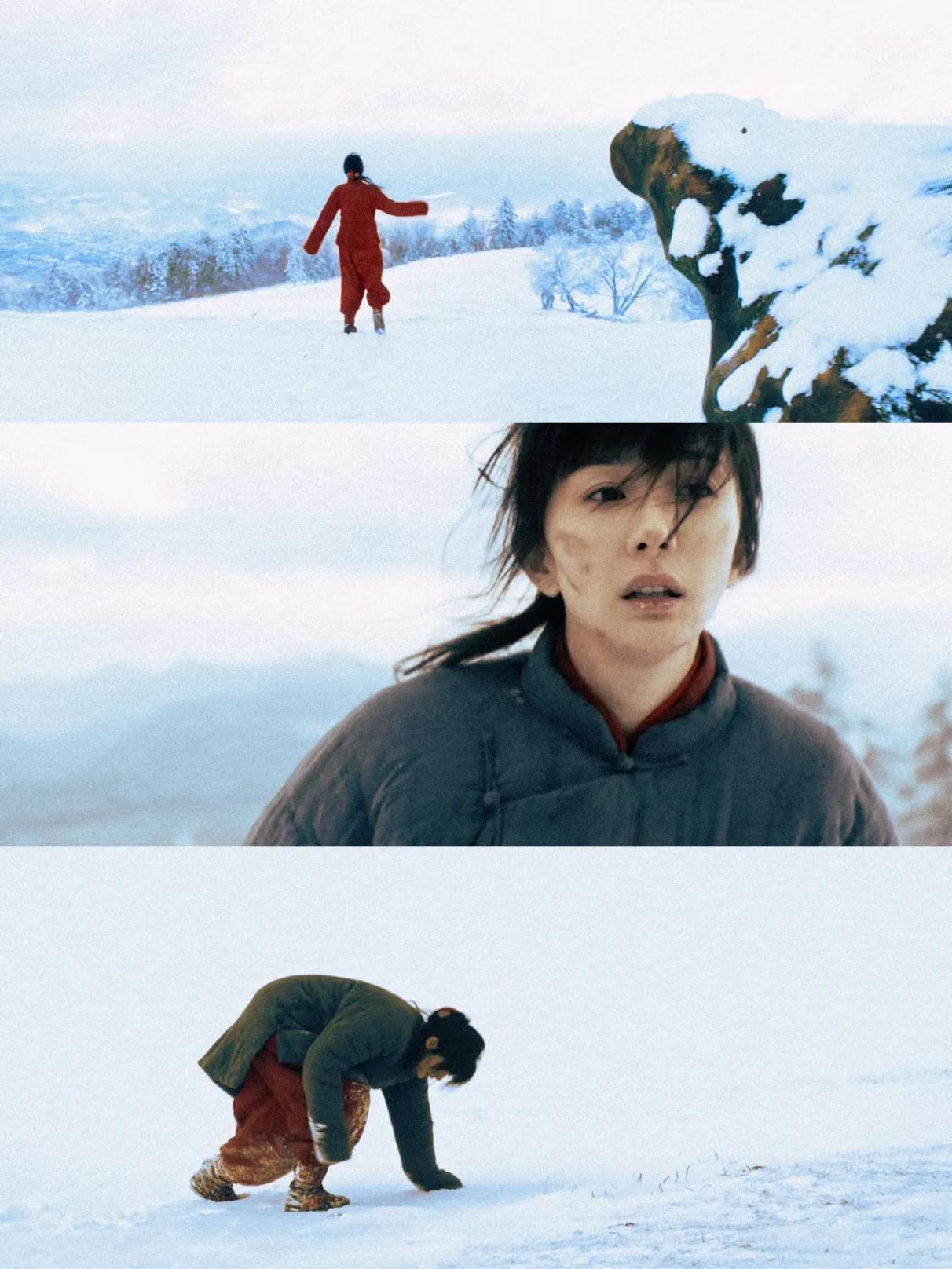 雪地里的红衣宁绣绣太惹人怜爱了！杨幂演活“破碎感”！杨幂《生万物》演技炸裂！