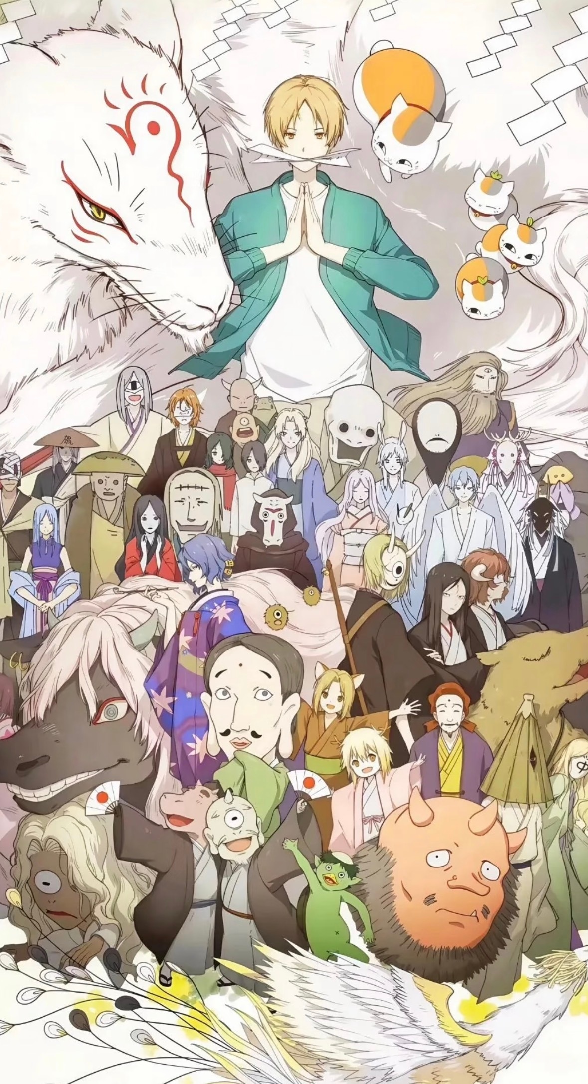 夏目壁纸🌸你一笑，春天就碎成了樱花雨！动漫点评团海外动漫名场面夏目友人帐