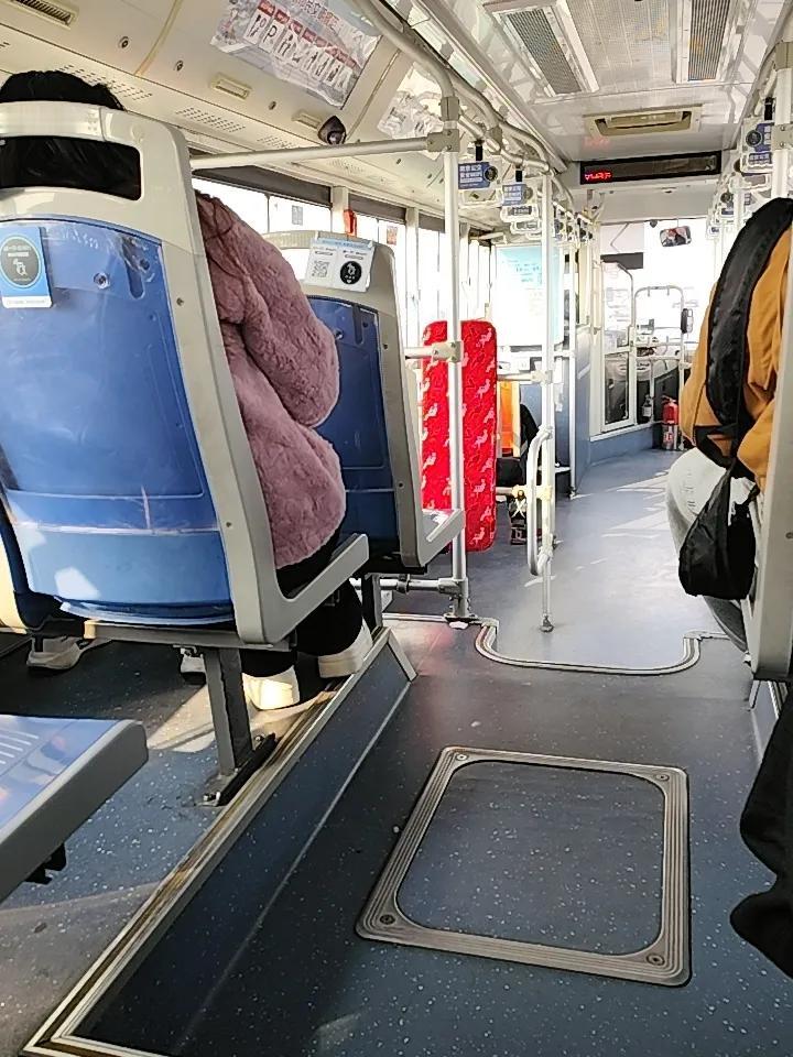 现在D2公交车怎么了？又冷又硬的座椅，开的速度还慢，尤其是江北的宁六路大道上，车