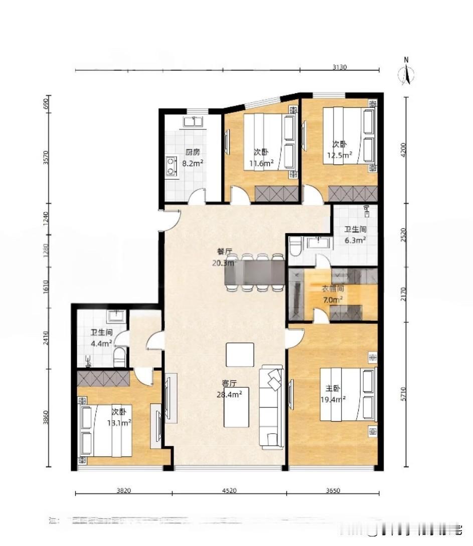 最新成交：壹瓶小区188平米7层签约价2200万