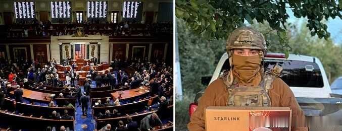 美国国会代表团允许乌克兰扩展星链的使用权限美国国会民主党和共和党议员，均支