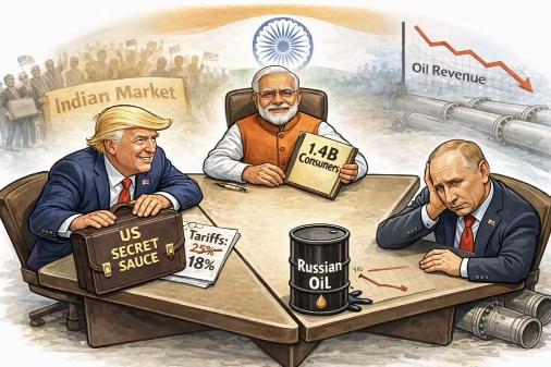 印度弃俄投美！莫迪同意彻底放弃俄油！转头投靠美国！大举进口委内瑞拉原油！2026