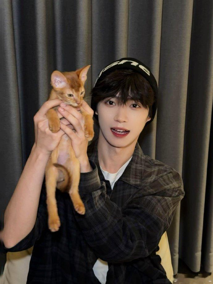 梓渝和小猫有两个萌物梓渝和小猫图里有两个萌物图里有两只萌物