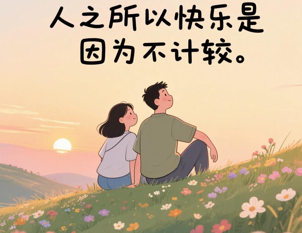 人之所以快乐是不计较，你看有些人啊，一辈子就像困在一条窄窄的小胡同里，为了一点