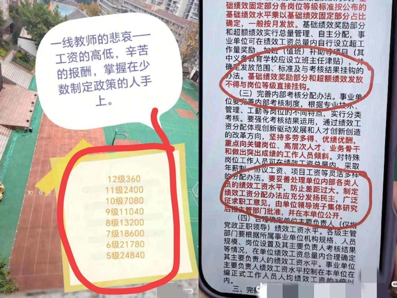 一线老师初级职称的悲哀！不是因为工资低，而是因为分配不合理，刚工作只有12级职