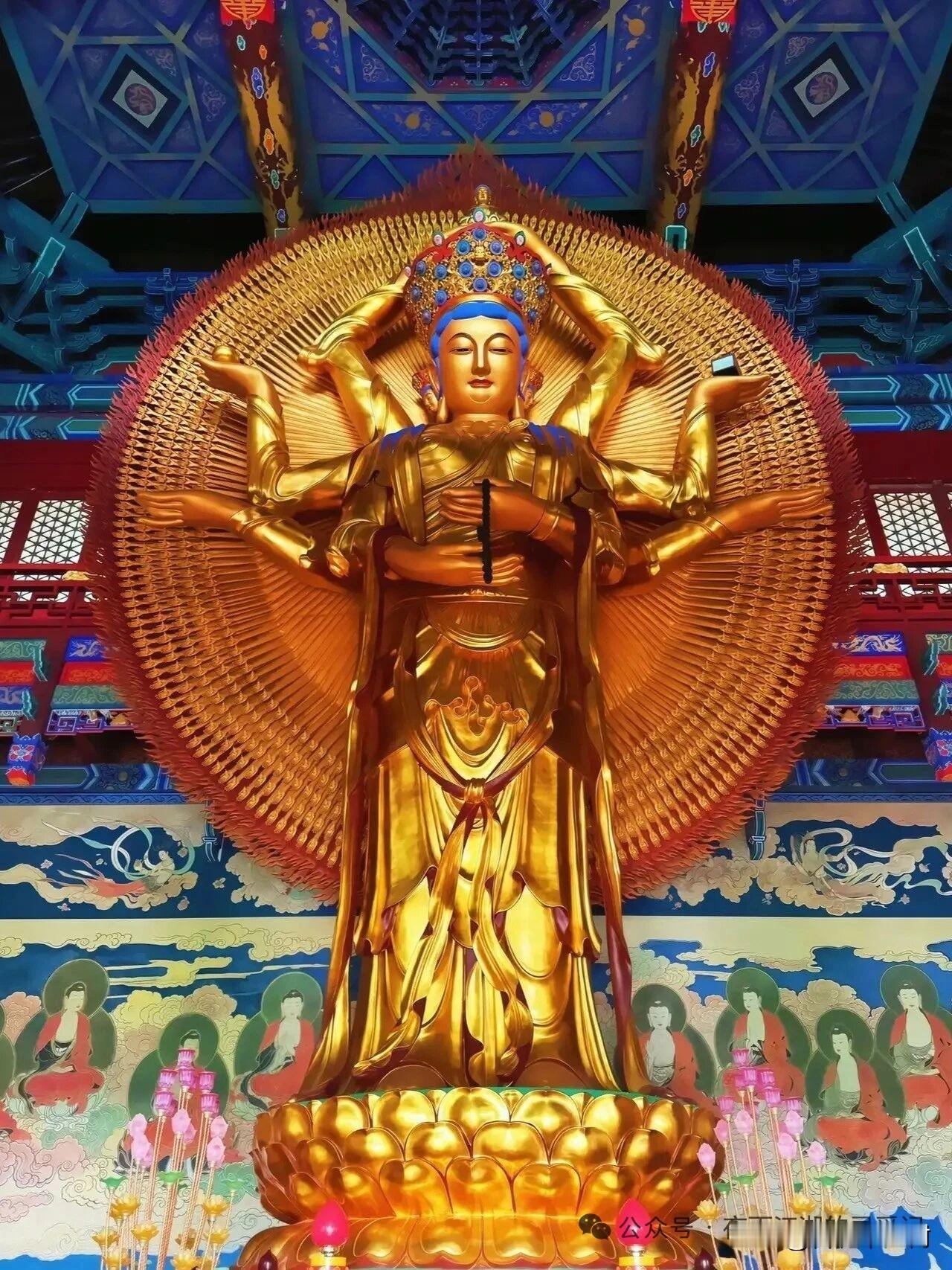 五台山竹林寺｜千钵文殊，万智云集五台山大圣竹林寺，供奉着殊为珍贵的千钵文殊