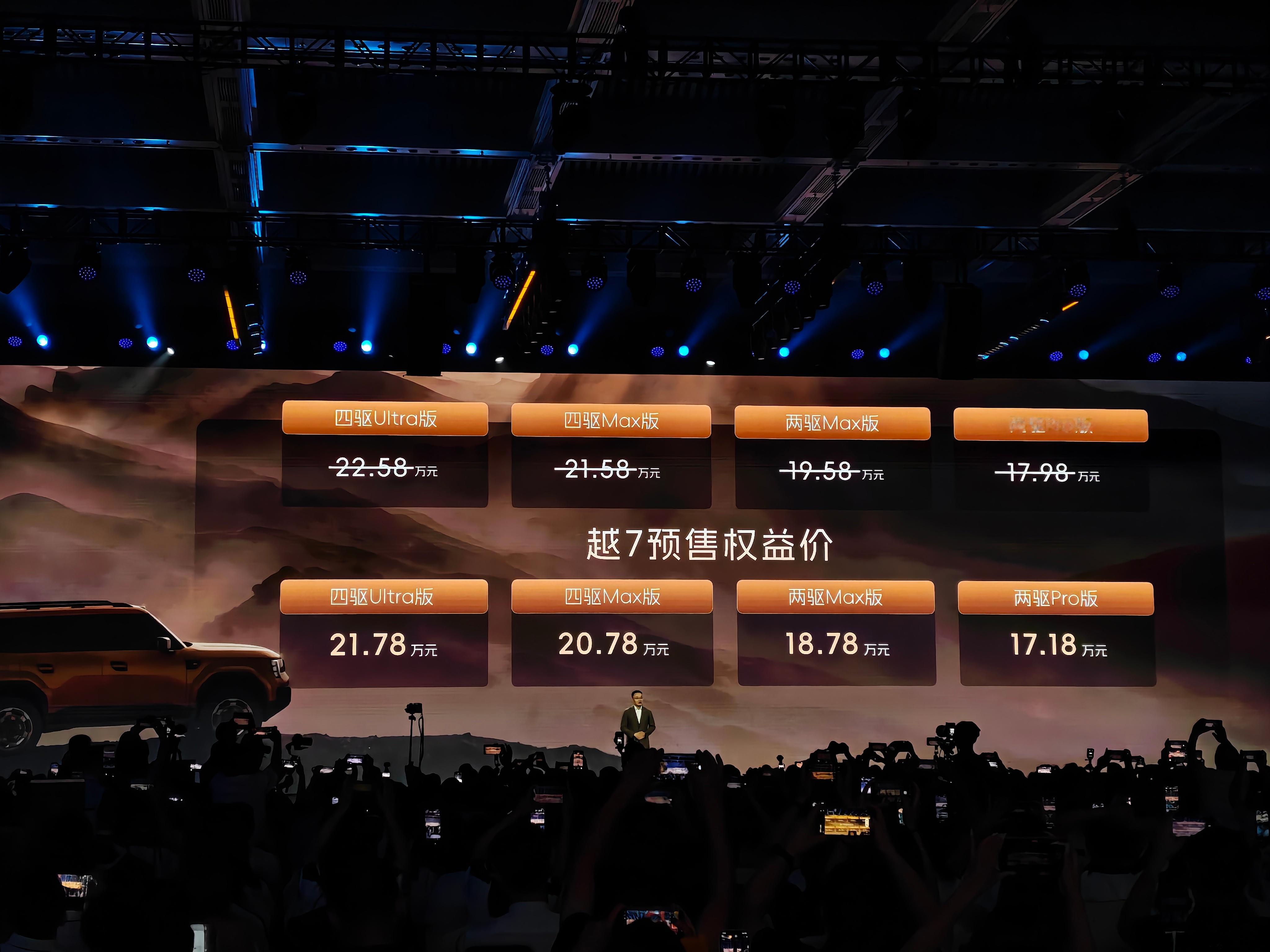 今天开启预售的传祺越7，权益价17.18万元-21.78万元。这个价格买一台带“