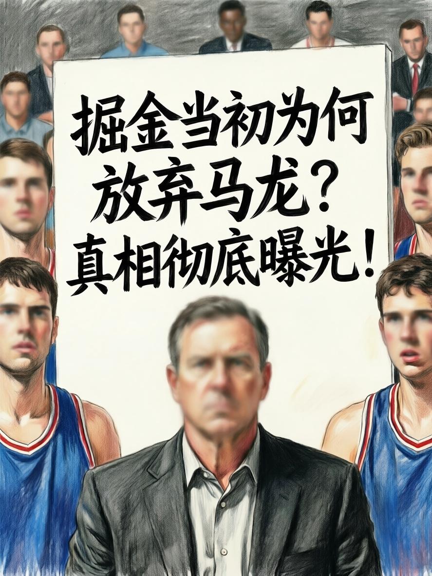 掘金队当初为什么会放弃马龙？真相在这一刻被彻底揭开！根据NBA记者的报道，掘金这