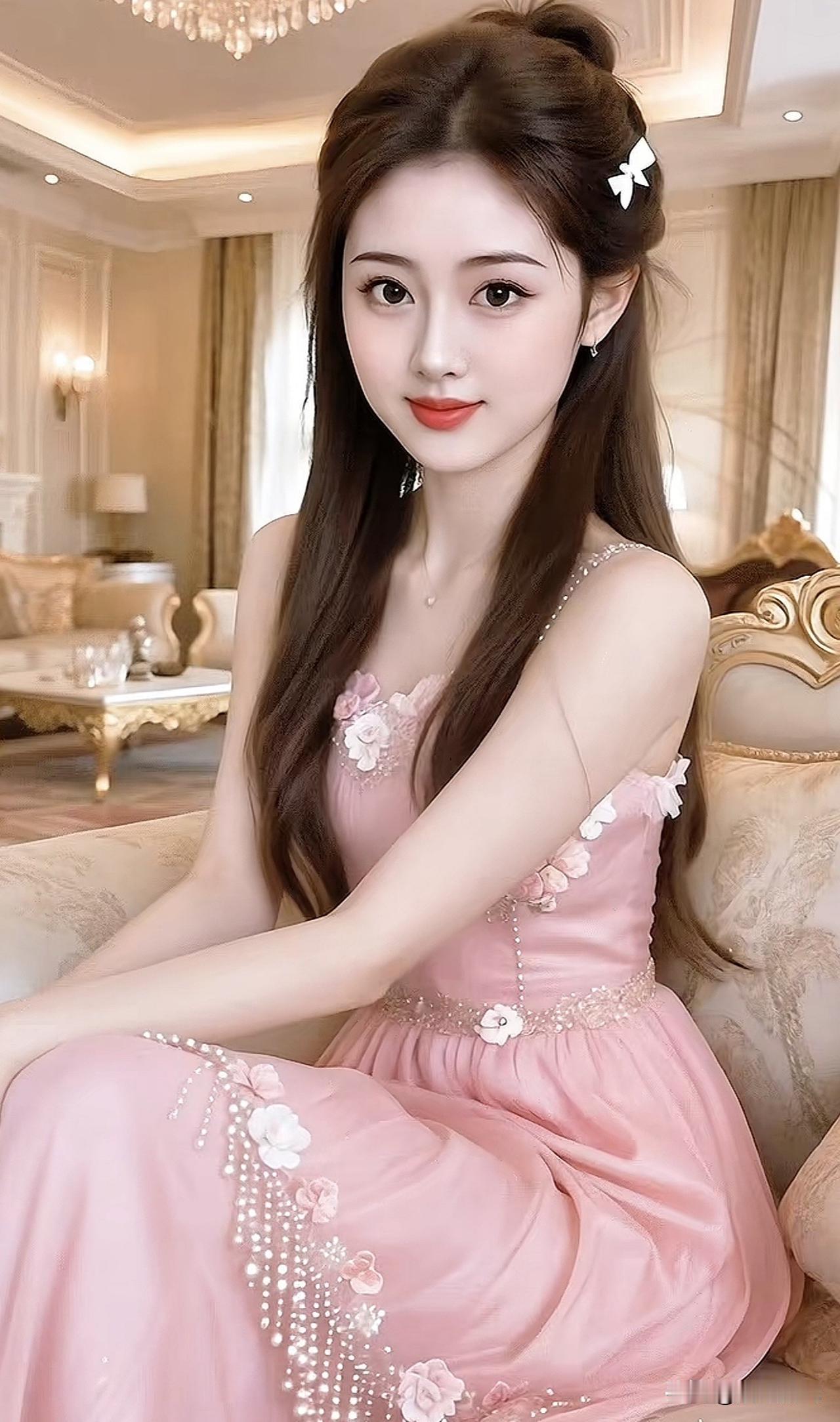 温柔甜美的粉色连衣裙，优雅气质，尽显女性魅力！🌸💖温柔粉色裙温柔气质粉色