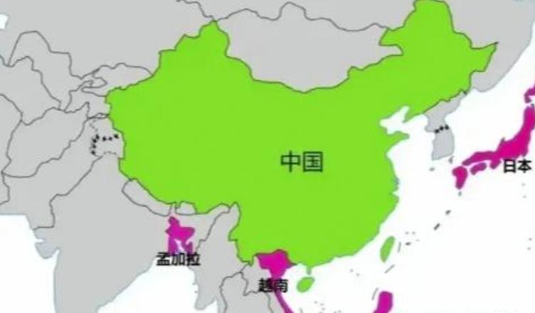 孟加拉国发现了一个很有趣的问题，凡是靠在中国旁边的国家，哪怕是国土面积没