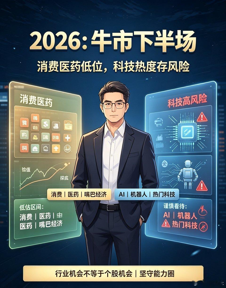 📝大佬发声｜2026或将迎来牛市下半场A股仍在磨底阶段，私募大佬林园再度输出鲜