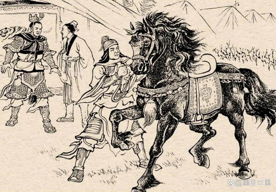 赤兔马一生跟过三个主人。第一个是董卓，董卓死了，它没事。第二个是吕布，吕布被勒死