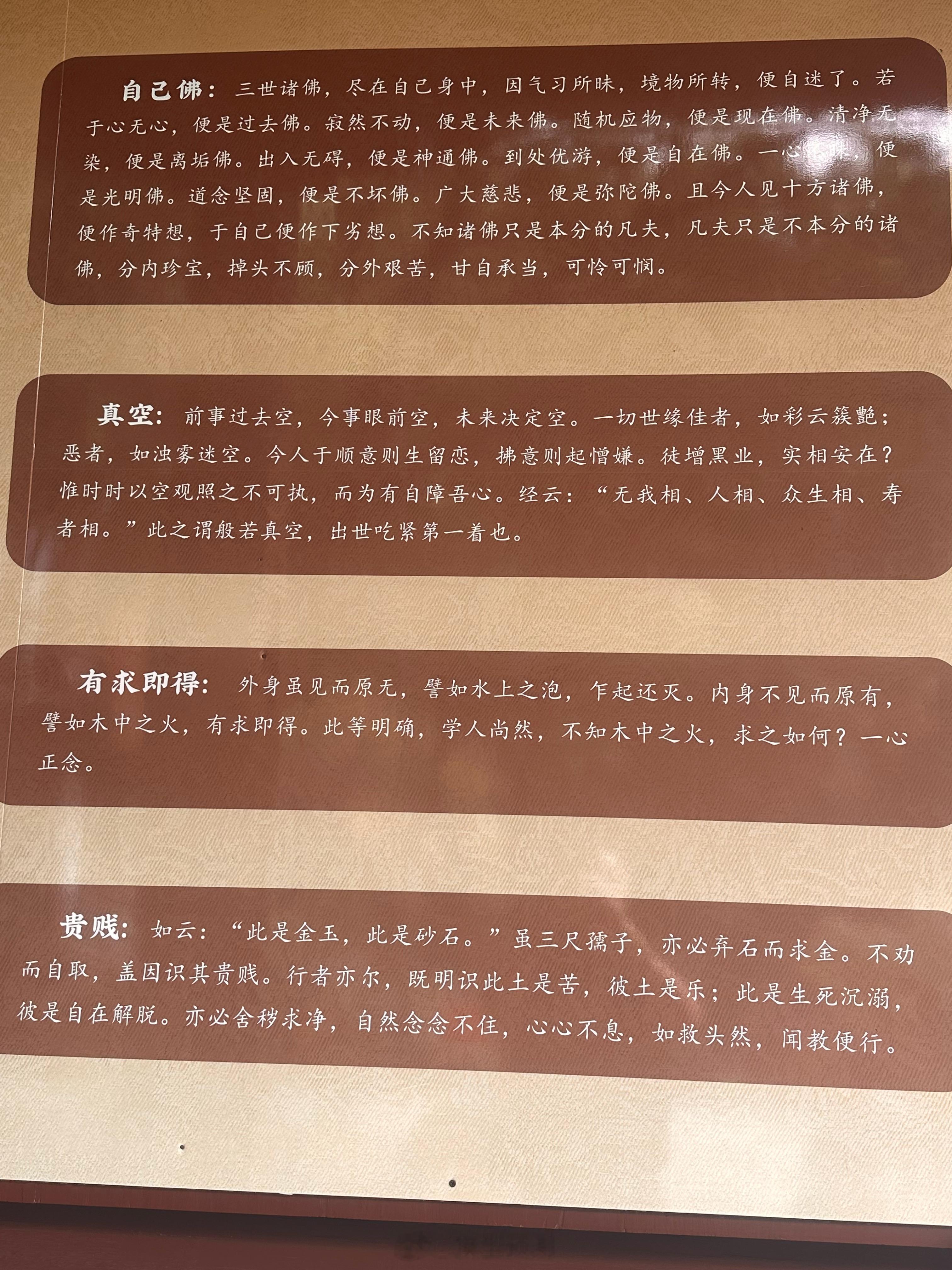 诸佛只是本分的凡夫，凡夫只是不本分的诸佛。顿悟没？​​​
