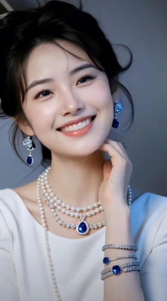 优雅蓝宝石，闪耀你的每一天！✨💎💕