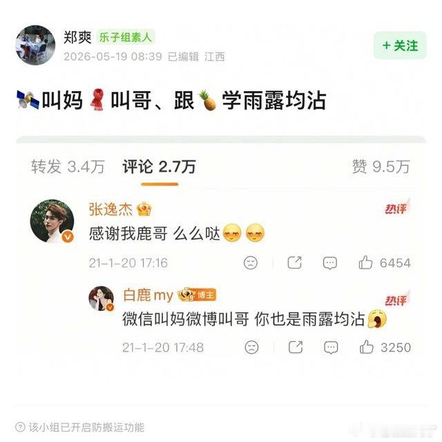 白鹿早期真是没人扒……
