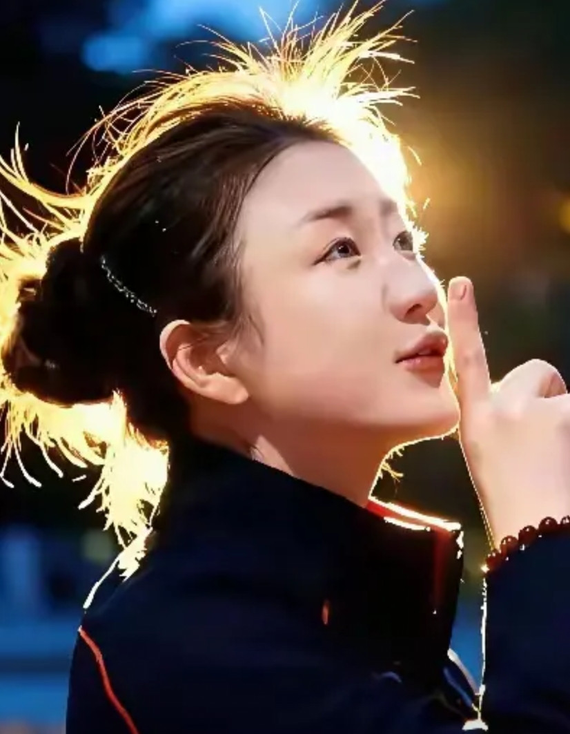 第十五届全运会最佳摄影奖，非陈梦这张照片不可！那意味深长的手势，那坚定远眺的眼神