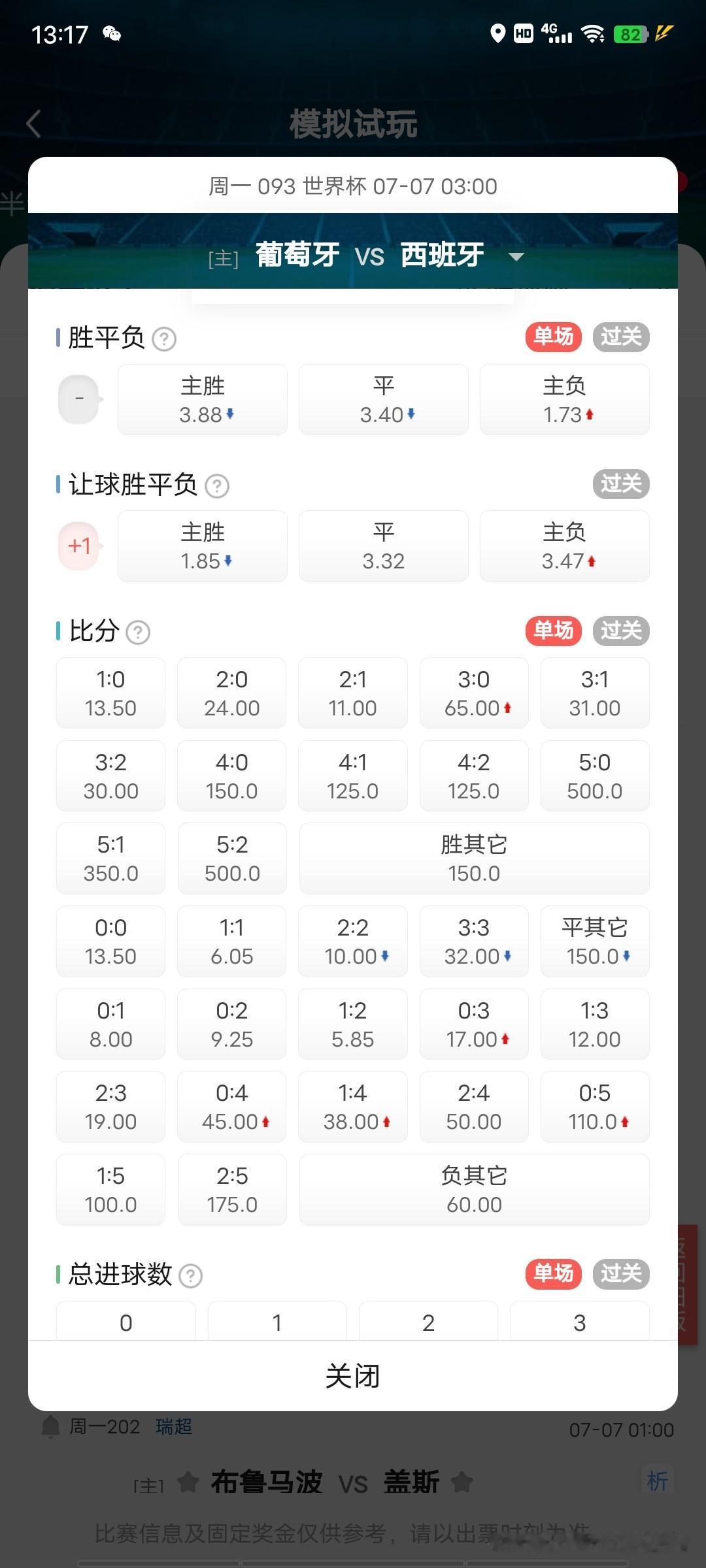 明天两场16进8比赛1.焦点大战葡萄牙vs西班牙盘口一边倒的看好西