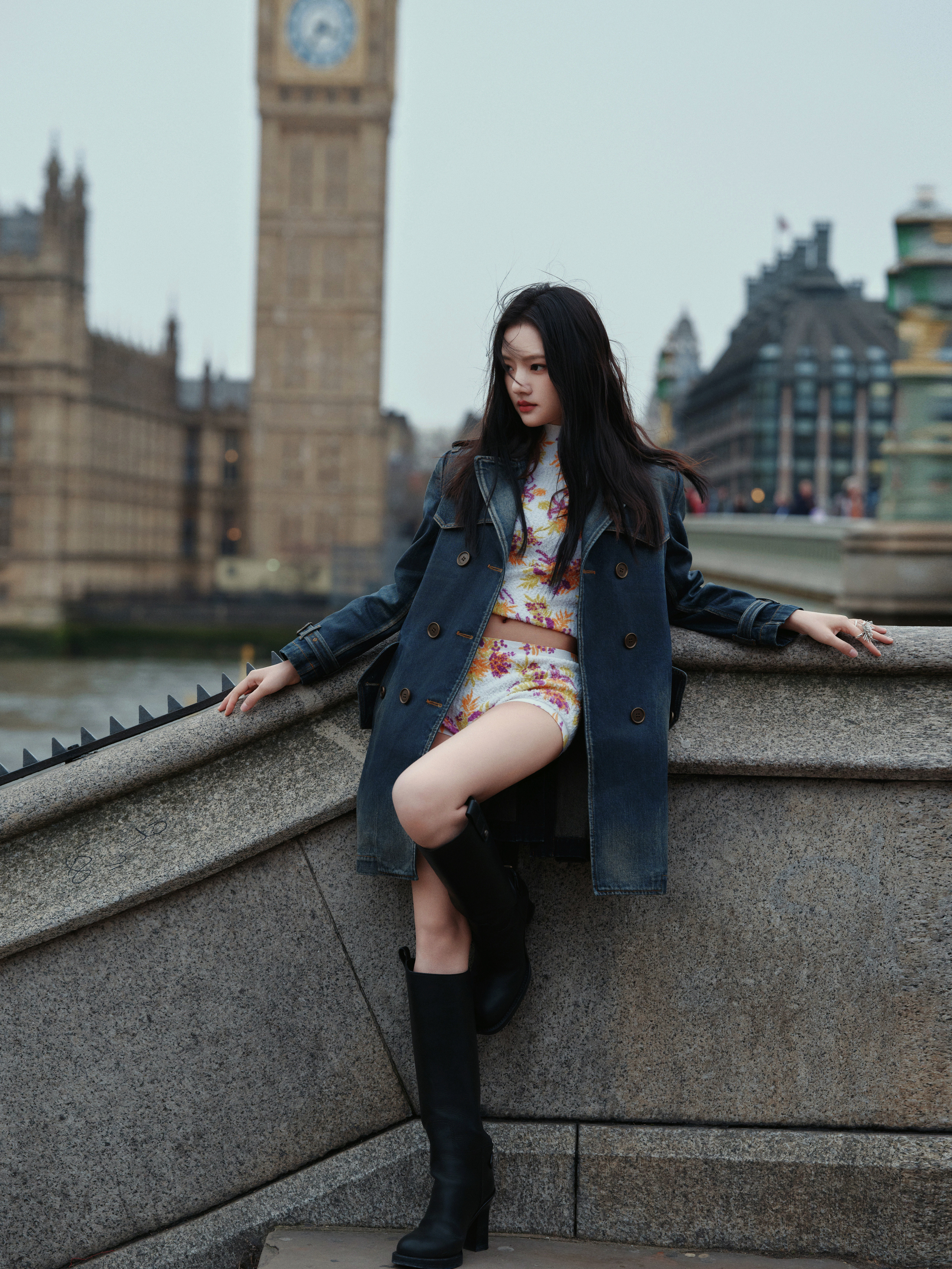 品牌代言人陈坤，任敏、张康乐亮相伦敦时装周Burberry2026冬季系列 大秀