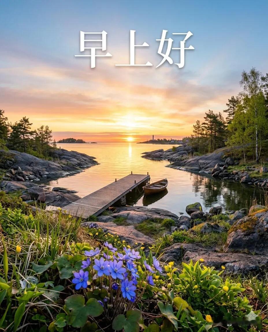 把烦恼留给昨天，把期待交给今天，春风会带来所有美好，早安。