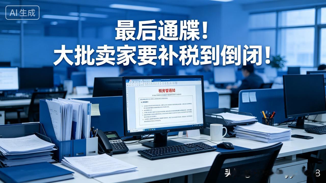 “这已经是我收到的第四次短信提醒了。”一位义乌亚马逊卖家在行业群里，无奈晒出税务