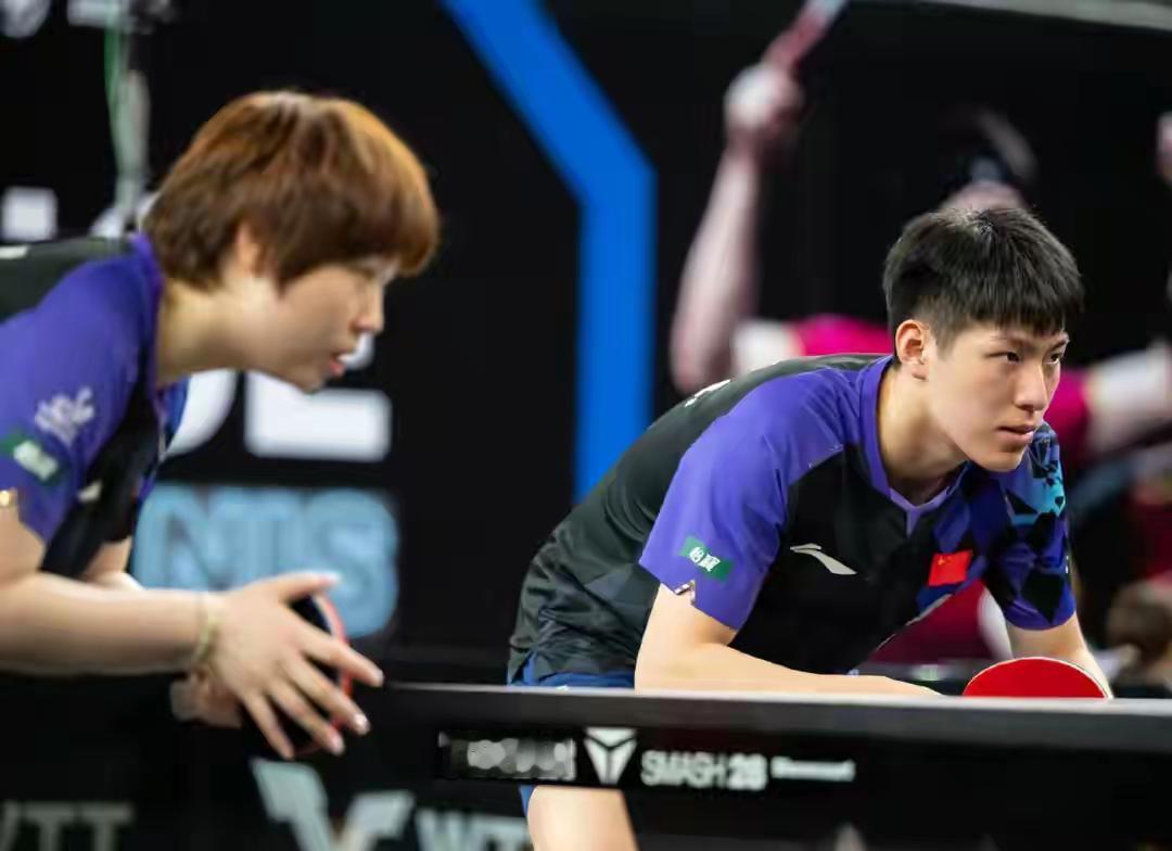 WTT球星挑战赛卢布尔雅那站温瑞博/蒯曼的配合这一站明显比上一站好，上一站首次配