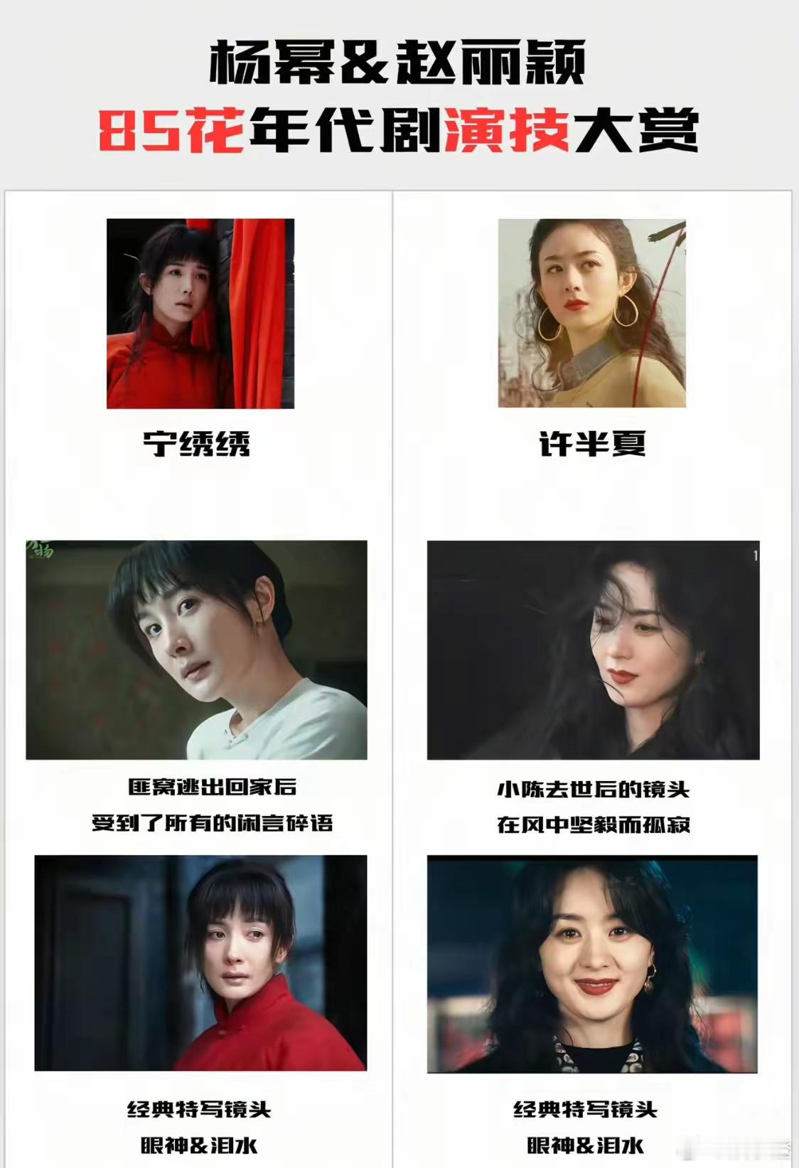 赵丽颖的江湖地位哪那么容易动摇呀，不过杨幂这次是真的拼了！看她演的《生万物》和赵