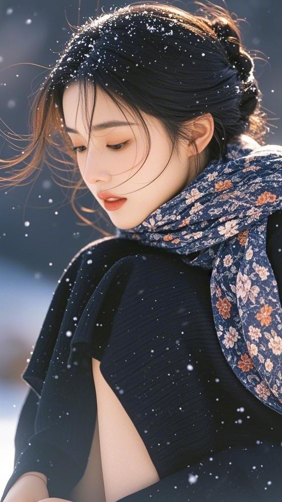 天地忽换银装，大雪纷扬如絮，悄然覆满人间。街巷静谧，唯见雪花轻舞，似精灵洒落尘世