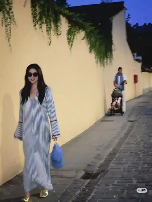 朱珠晒意大利一家三口出游照，画面满是温馨幸福感，5岁女儿近照曝光